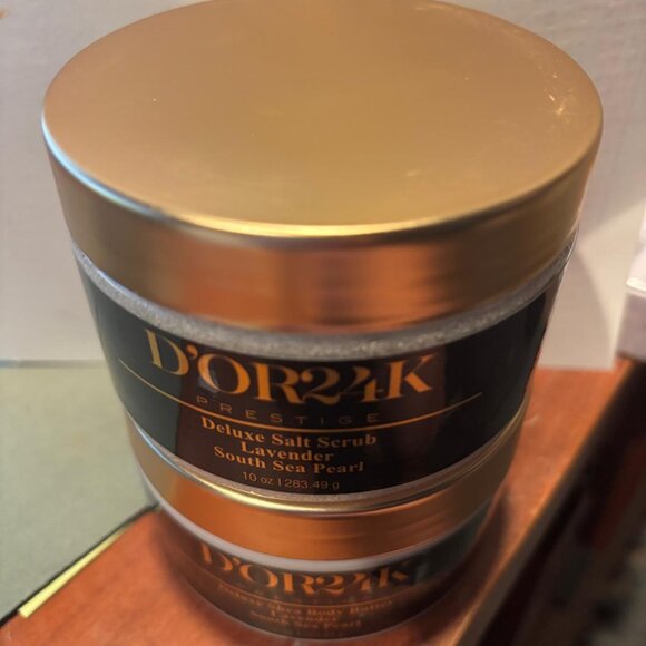 New D’OR24K Body Butter and Body scrub- lavender and south sea pearl - Picture 2 of 3